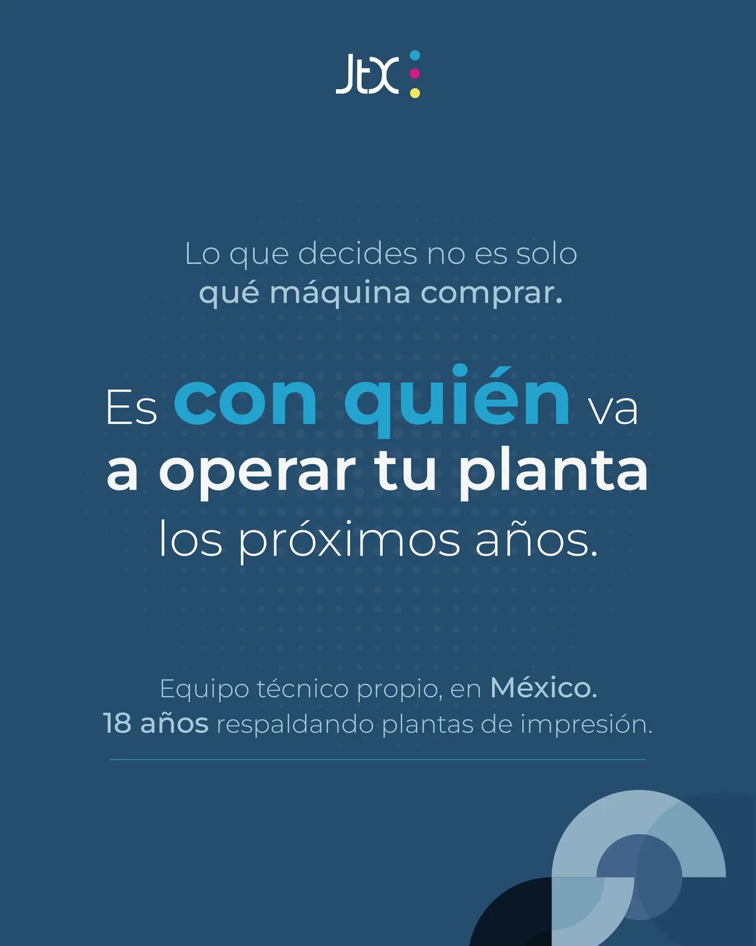 Publicación de Jetrix: Es con quién va a operar tu planta los próximos años.