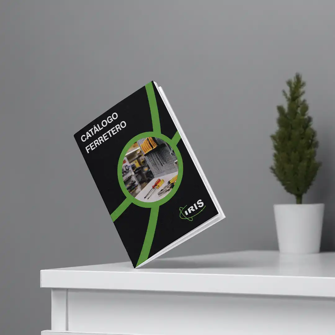 Catálogo para empresa de adhesivos industriales llamada Iris Products