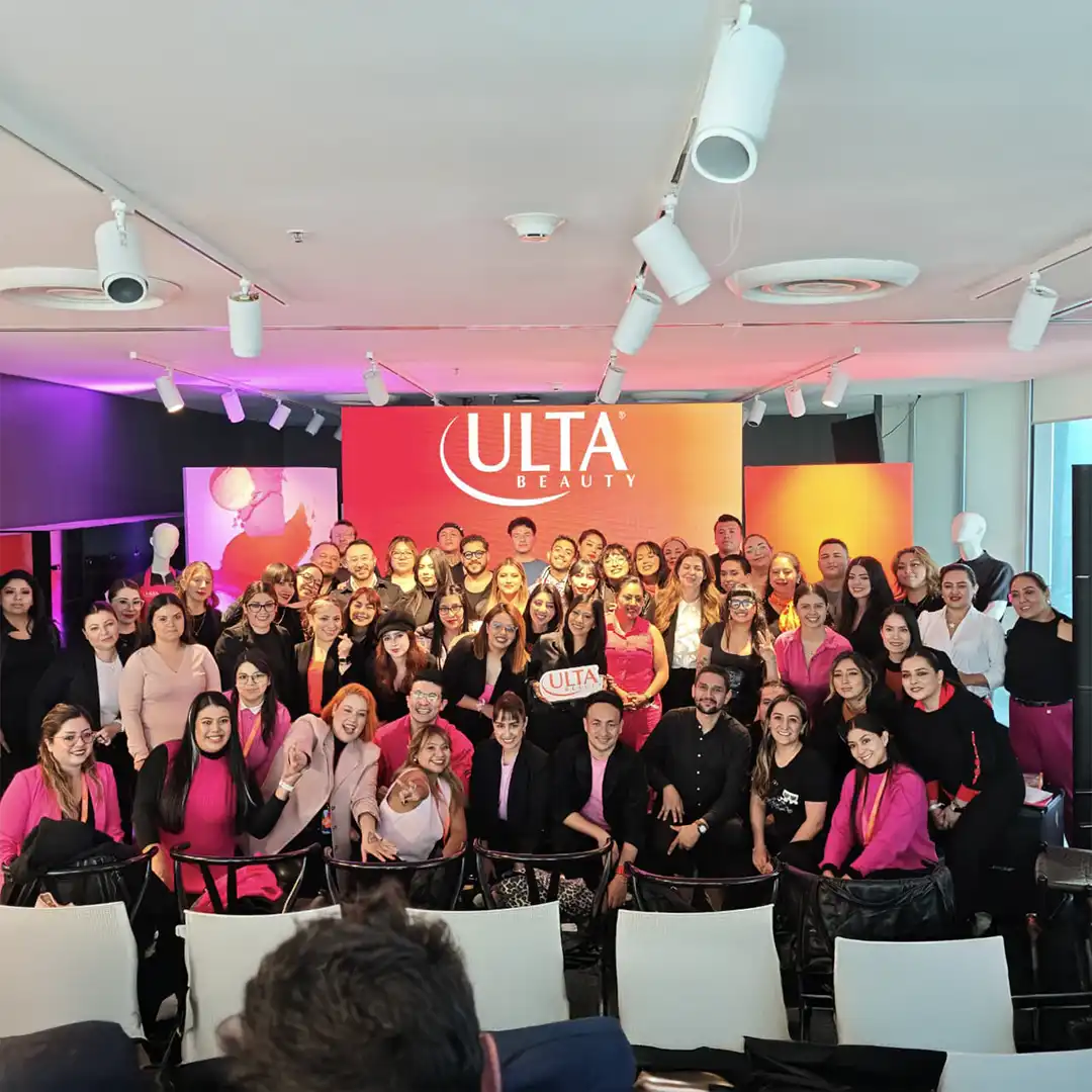 Evento de Onboarding para Ulta Beauty realizado por Exvi Solutions